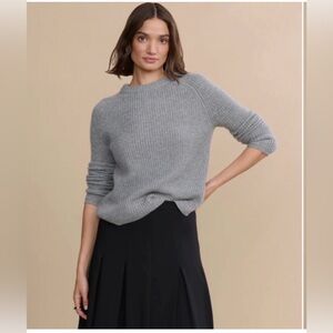 Jenni Kayne Cashmere Fisherman Sweater Size Medium